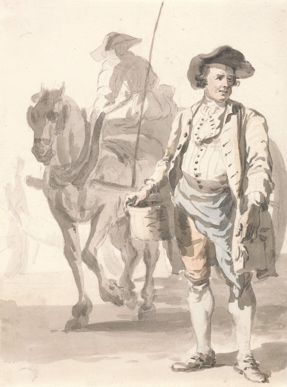 Grida di Londra: Un calderaio e sua moglie da Paul Sandby