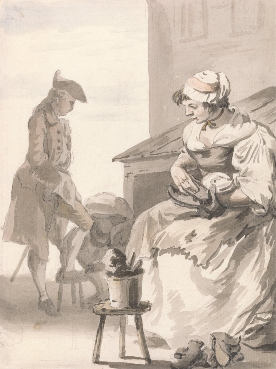 Grida di Londra - Pulitore di scarpe da Paul Sandby