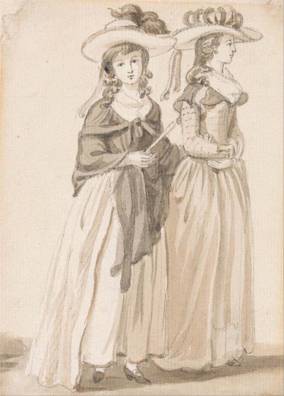 Le Signorine Sandby di Norwich da Paul Sandby
