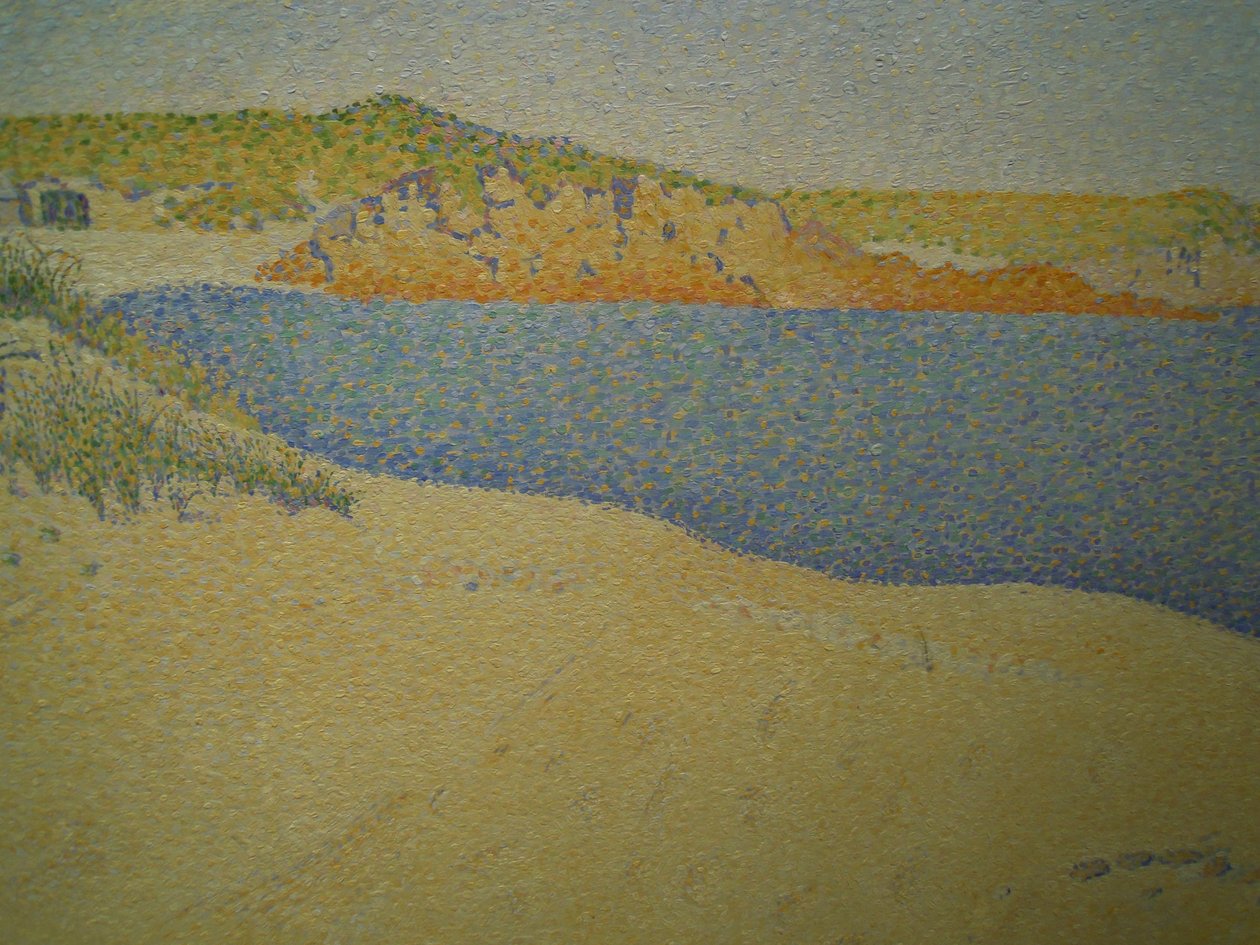 Spiaggia a Saint-Briac di Paul Signac (dettaglio) da Paul Signac