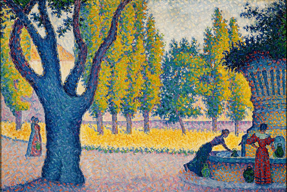 Saint-Tropez. Fontaine des Lices da Paul Signac