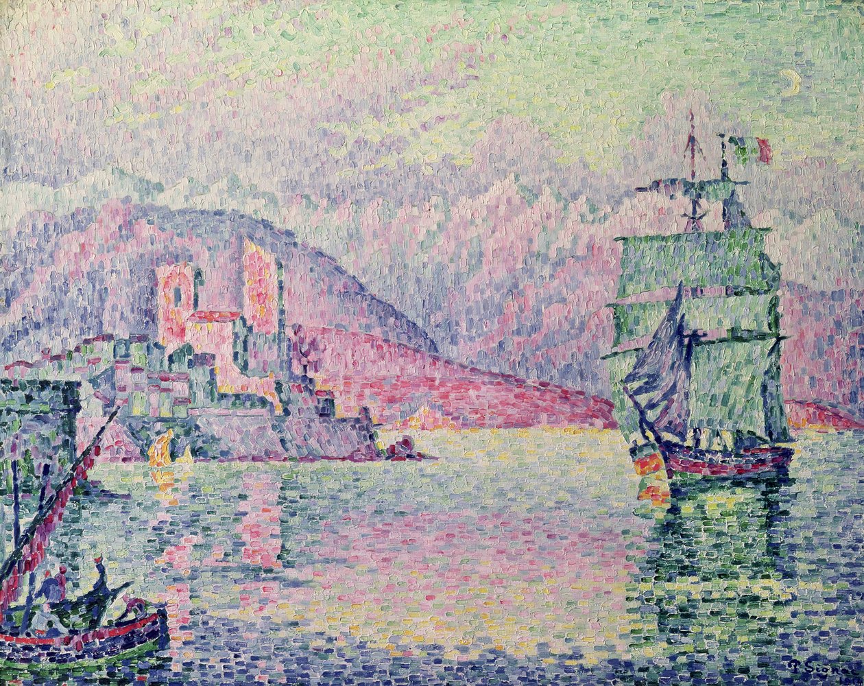 Antibes, sera, 1914 da Paul Signac