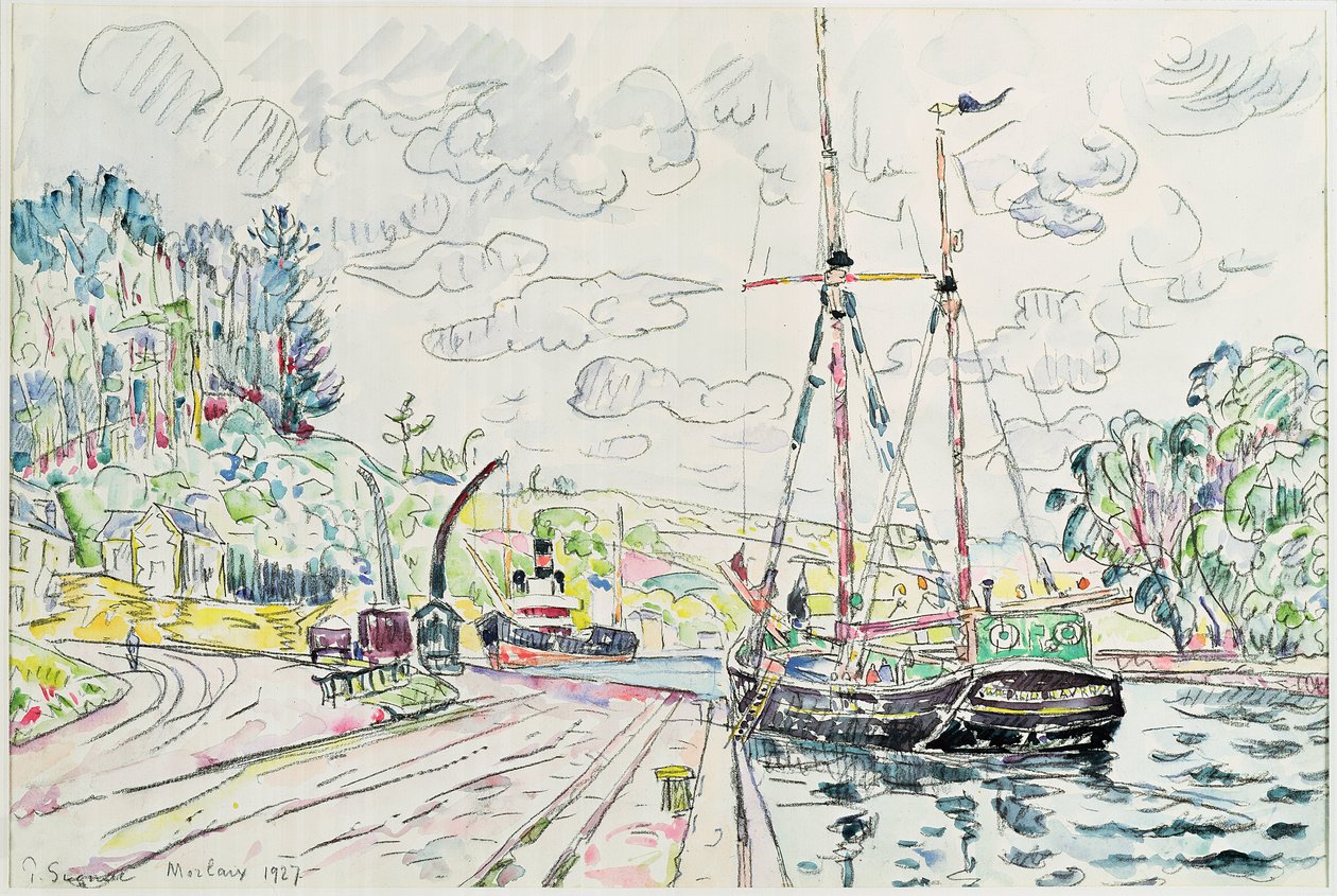 Morlaix, 1927 da Paul Signac
