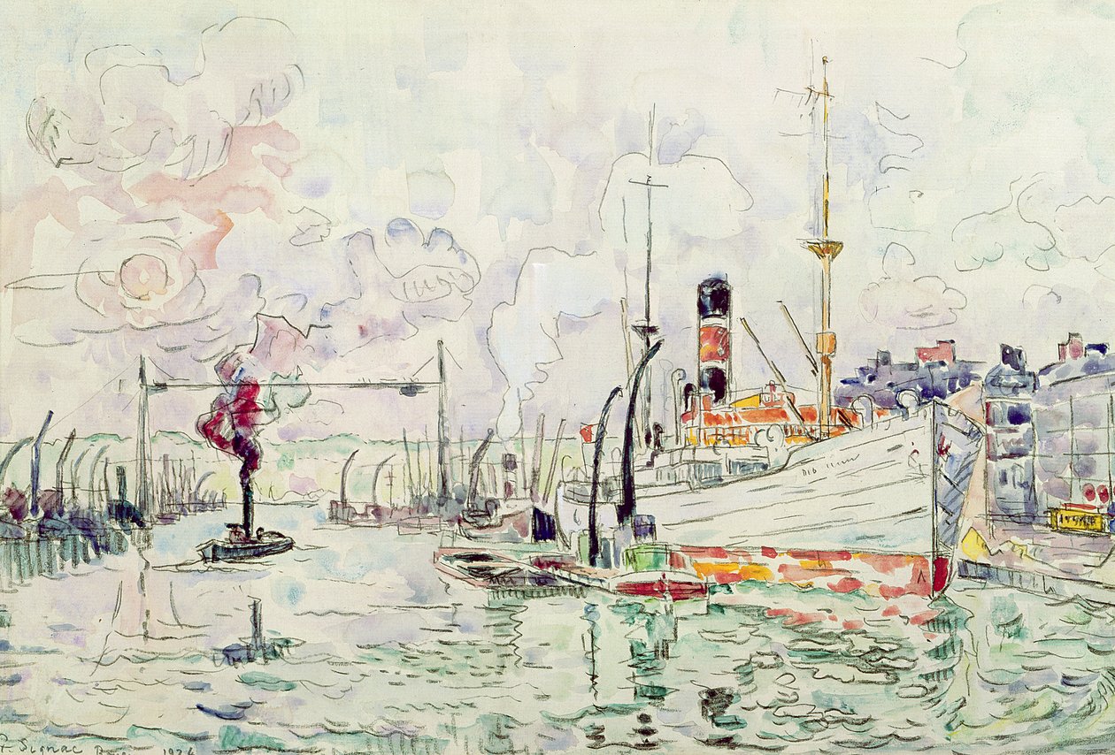 Rouen, 1924 da Paul Signac