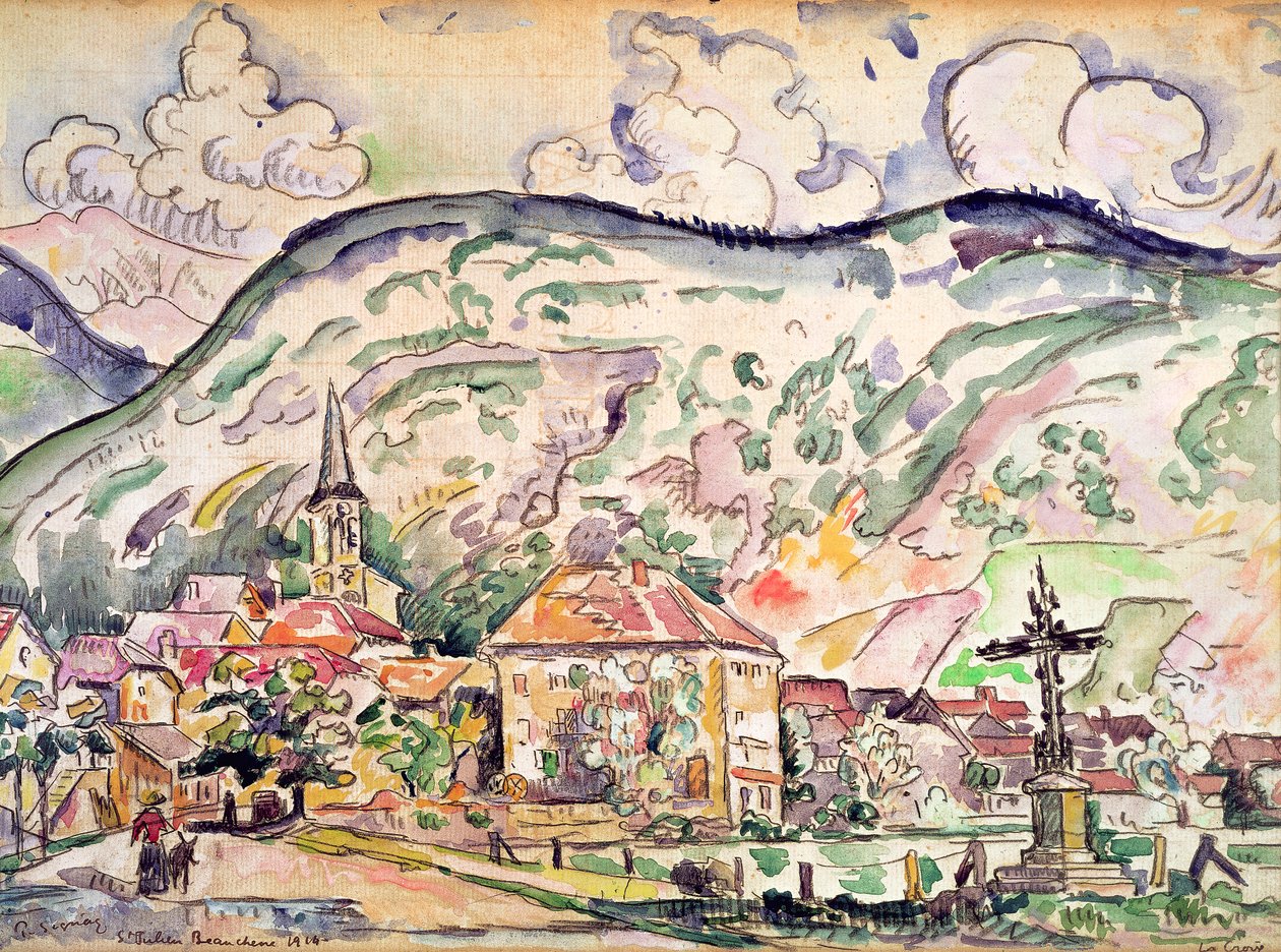 Saint-Julien-Beauchêne, 1914 da Paul Signac