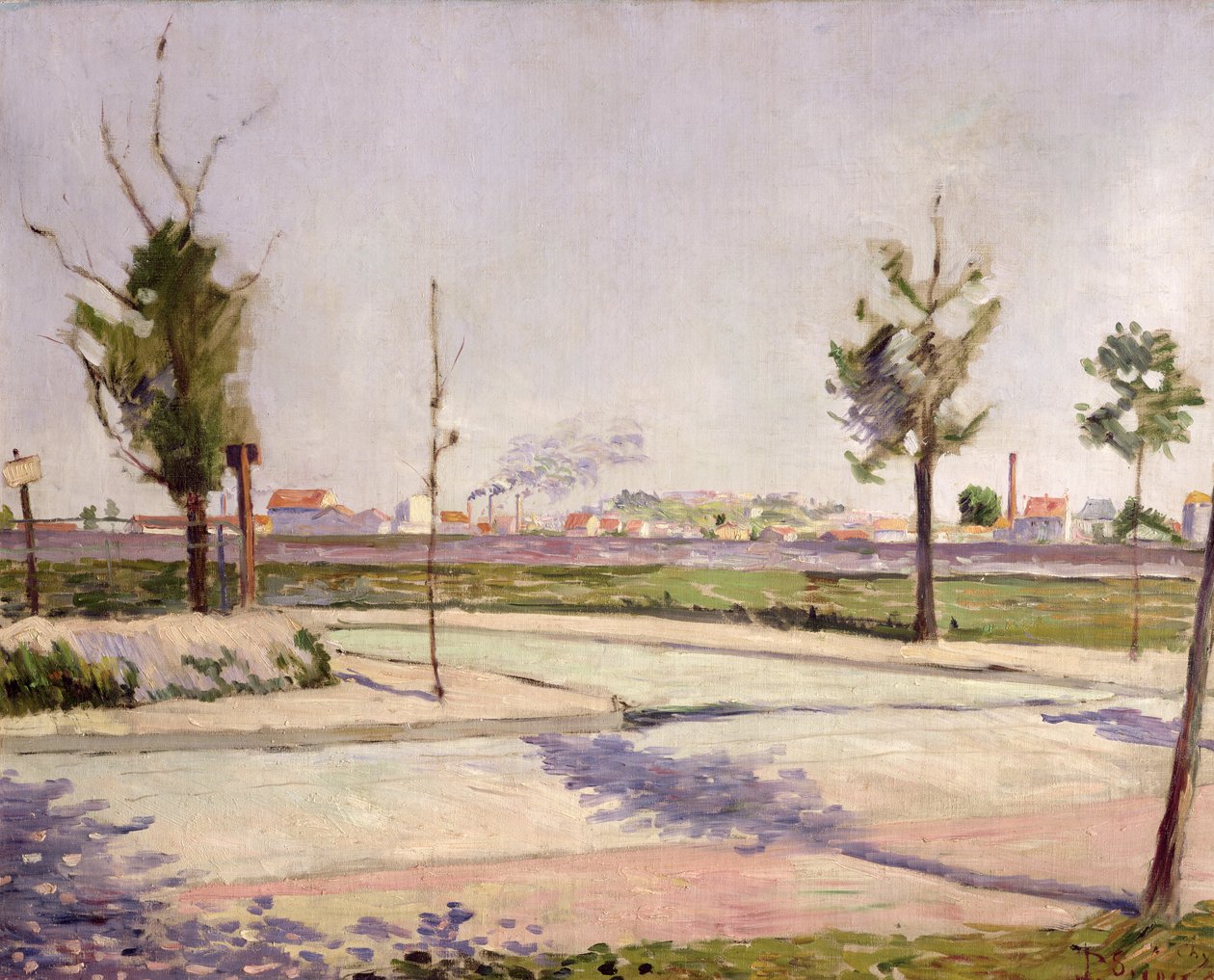 La Strada per Gennevilliers, 1883 da Paul Signac