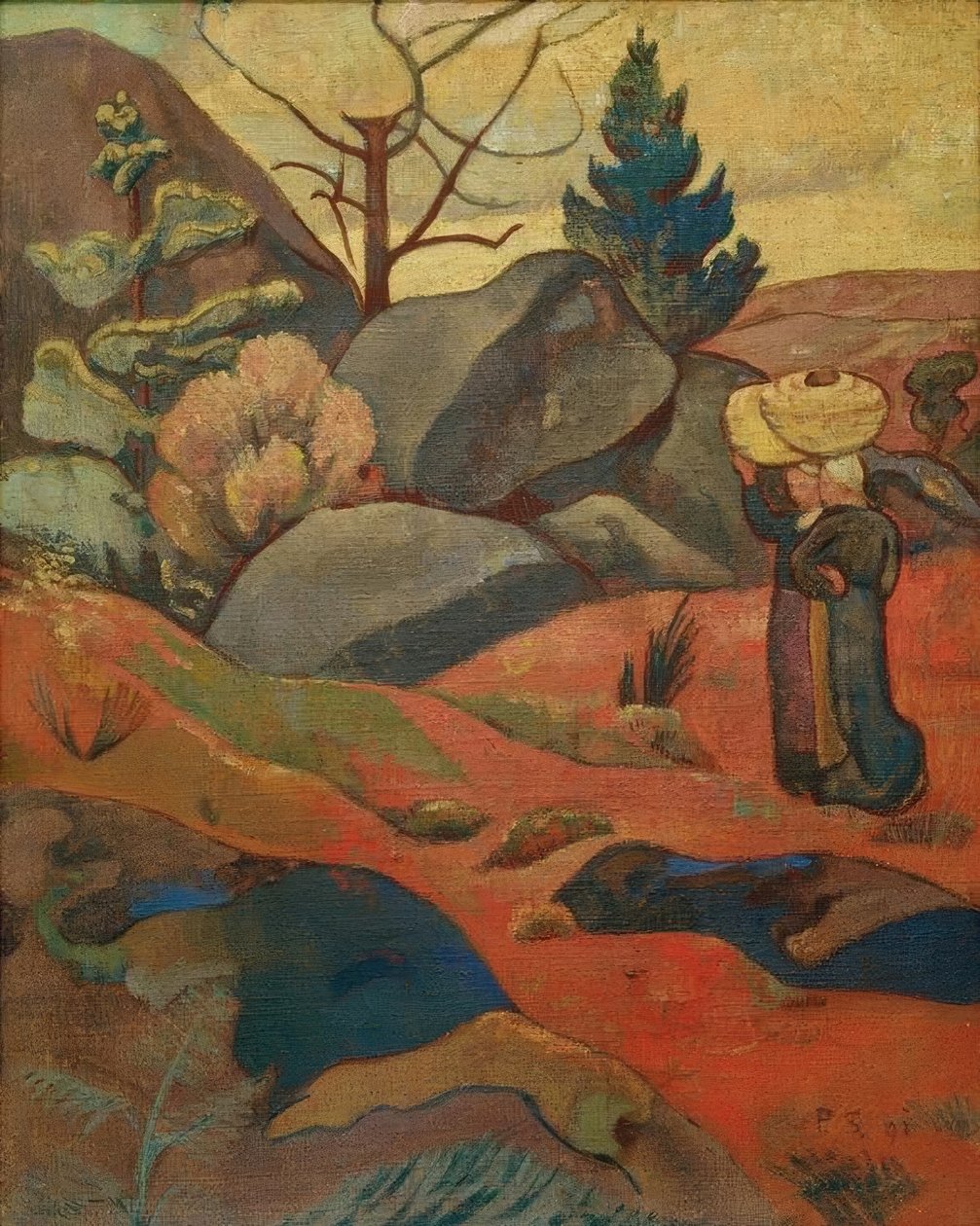 Le rocce a Huelgoat da Paul Sérusier