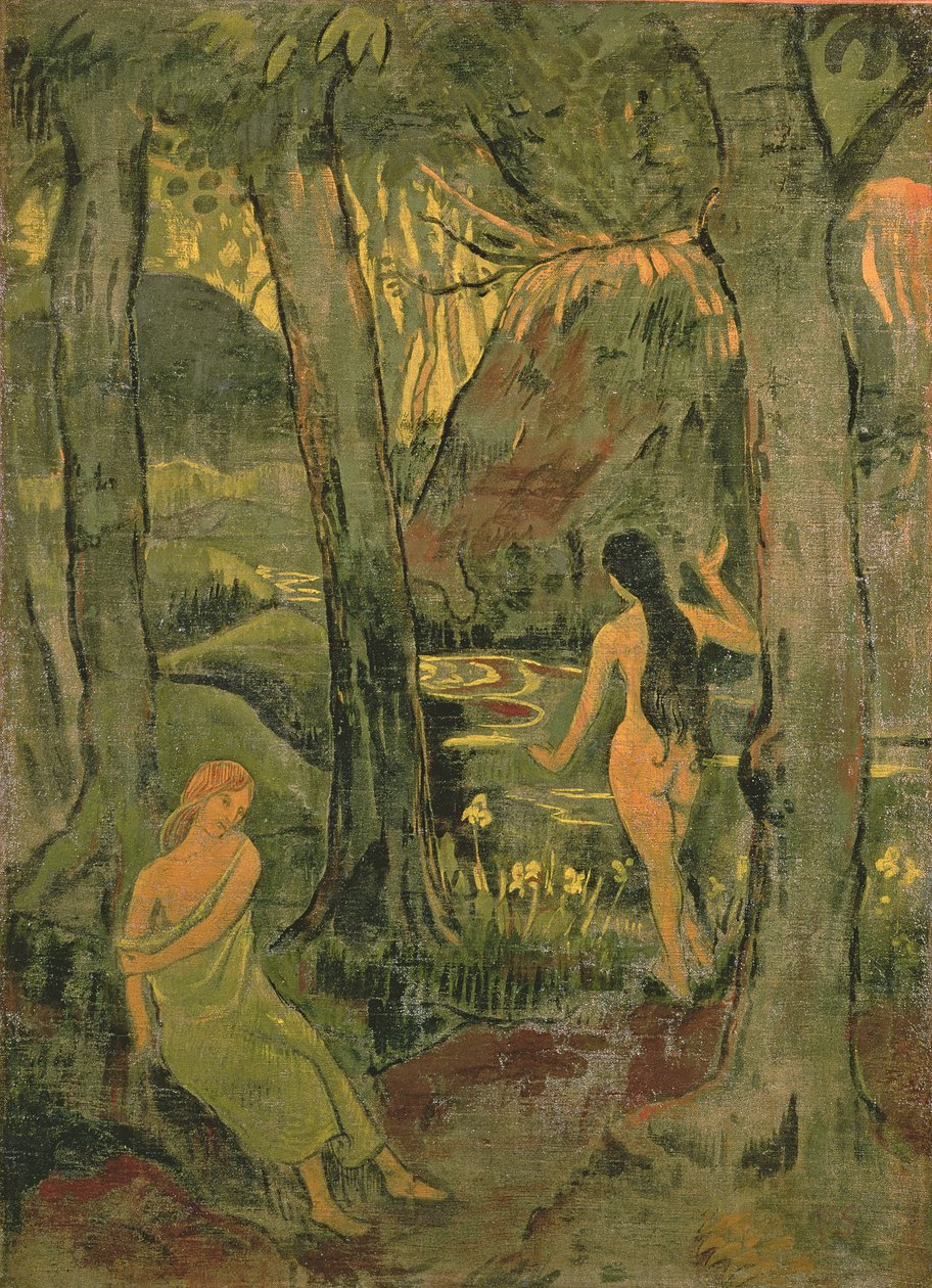 Giovani donne che fanno il bagno, 1892 da Paul Sérusier