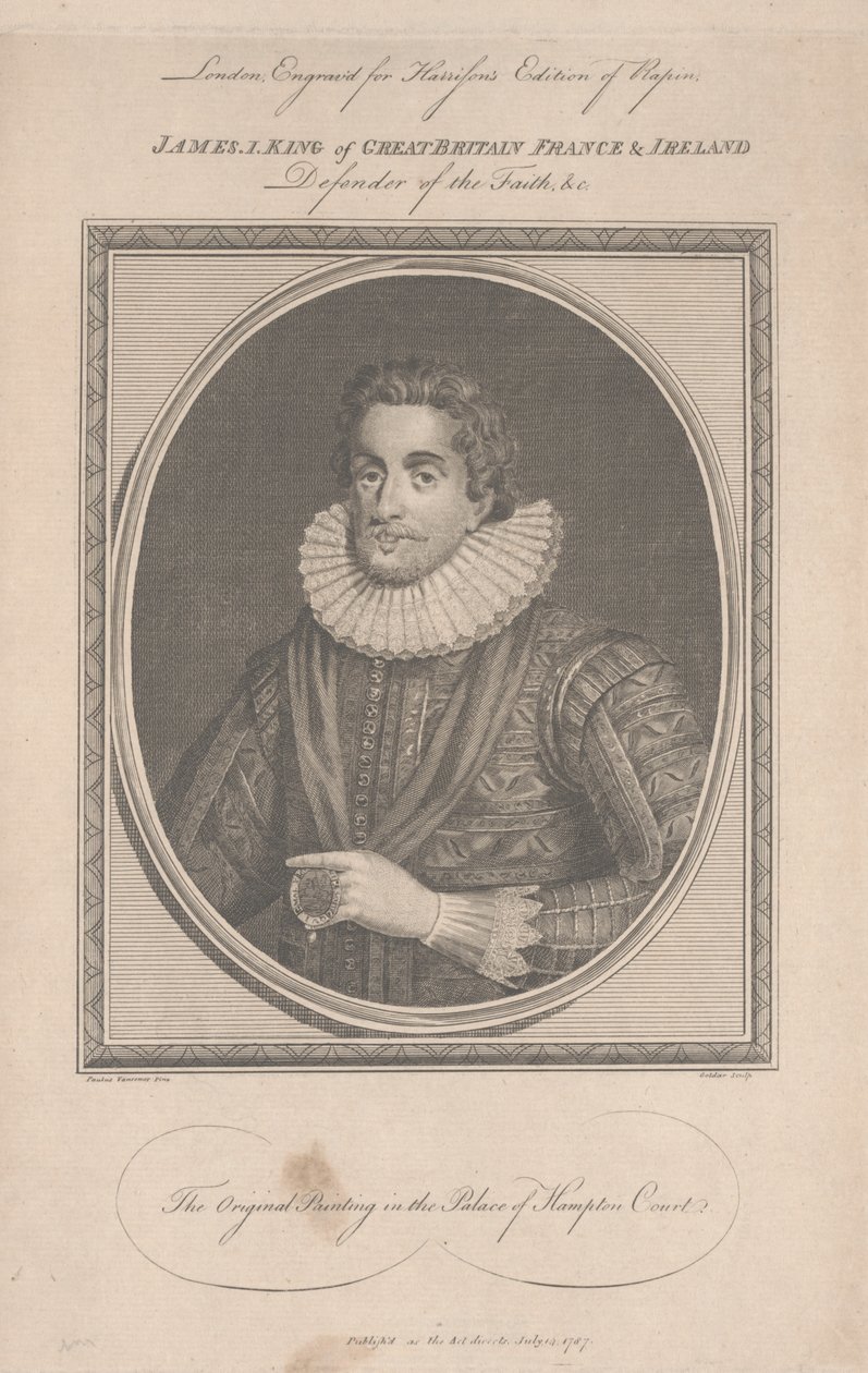 Giacomo I, 1787 da Paul van Somer