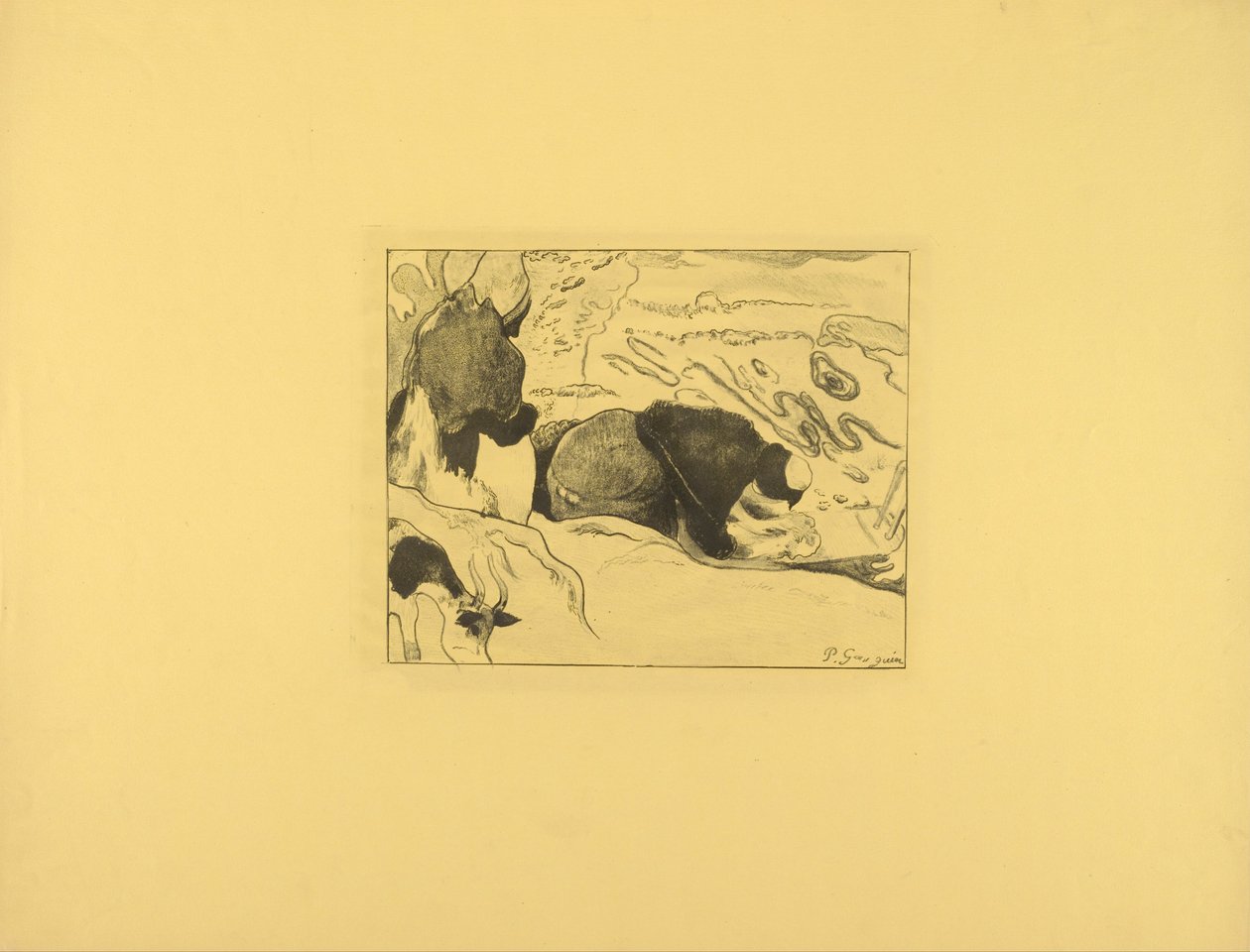Le lavandaie da Paul Gauguin