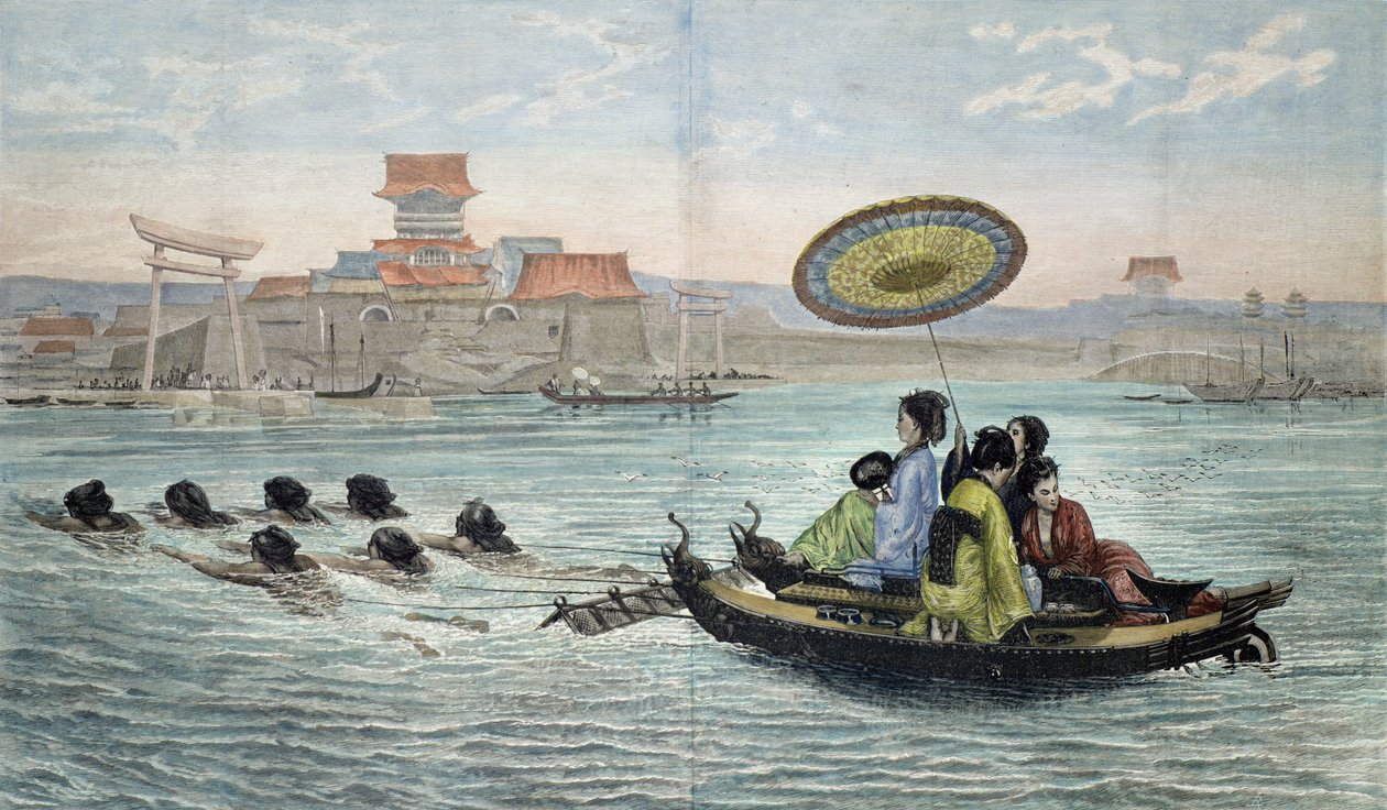 La barca giapponese da Paul (after) Lenoir