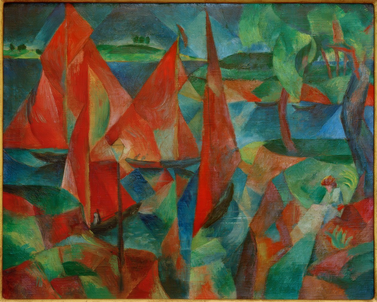 Le vele rosse da Paul Adolf Seehaus