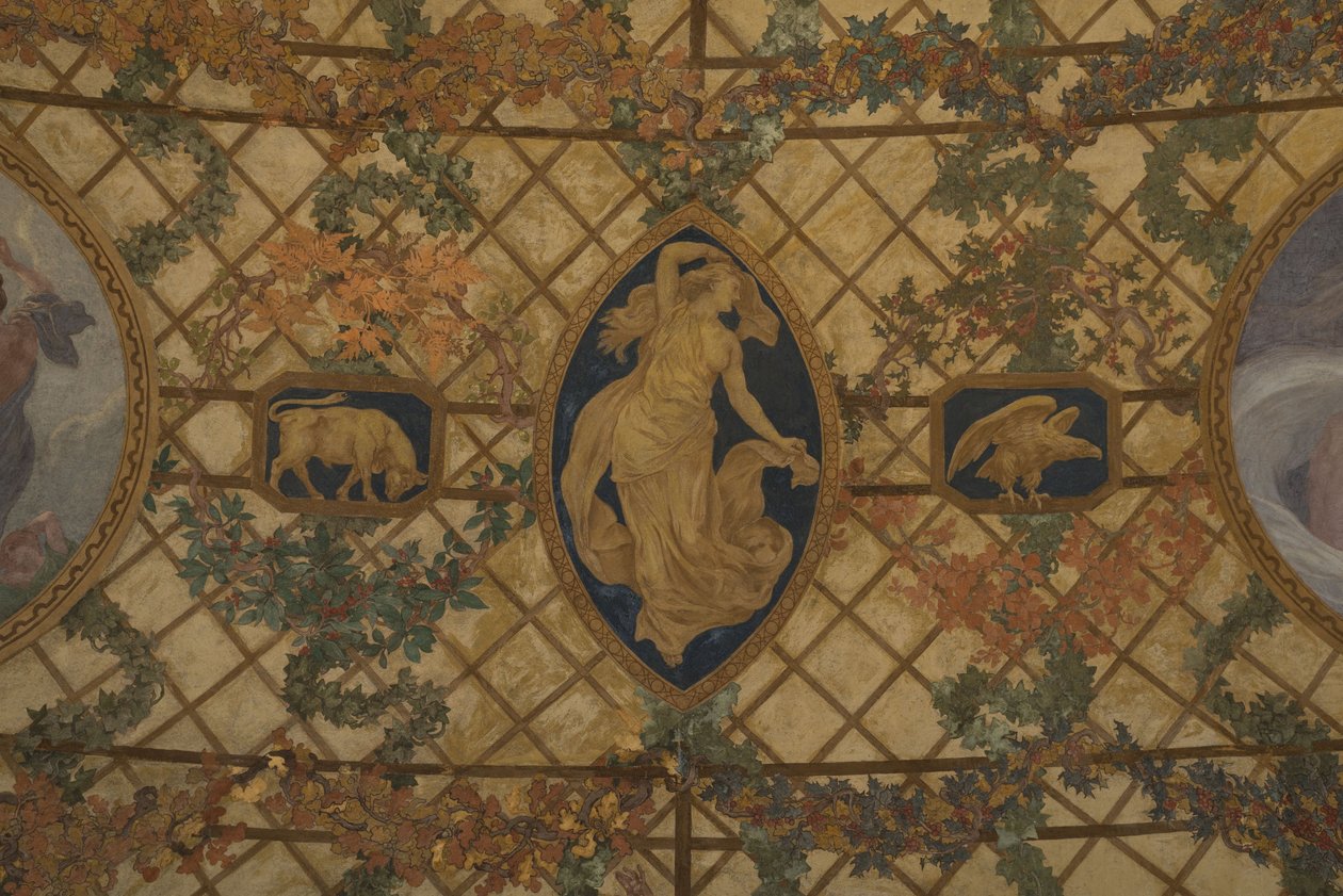 Ore del Giorno e della Notte: La Danza, tra il 1909 e il 1910 (set architettonico) da Paul Albert Baudouin