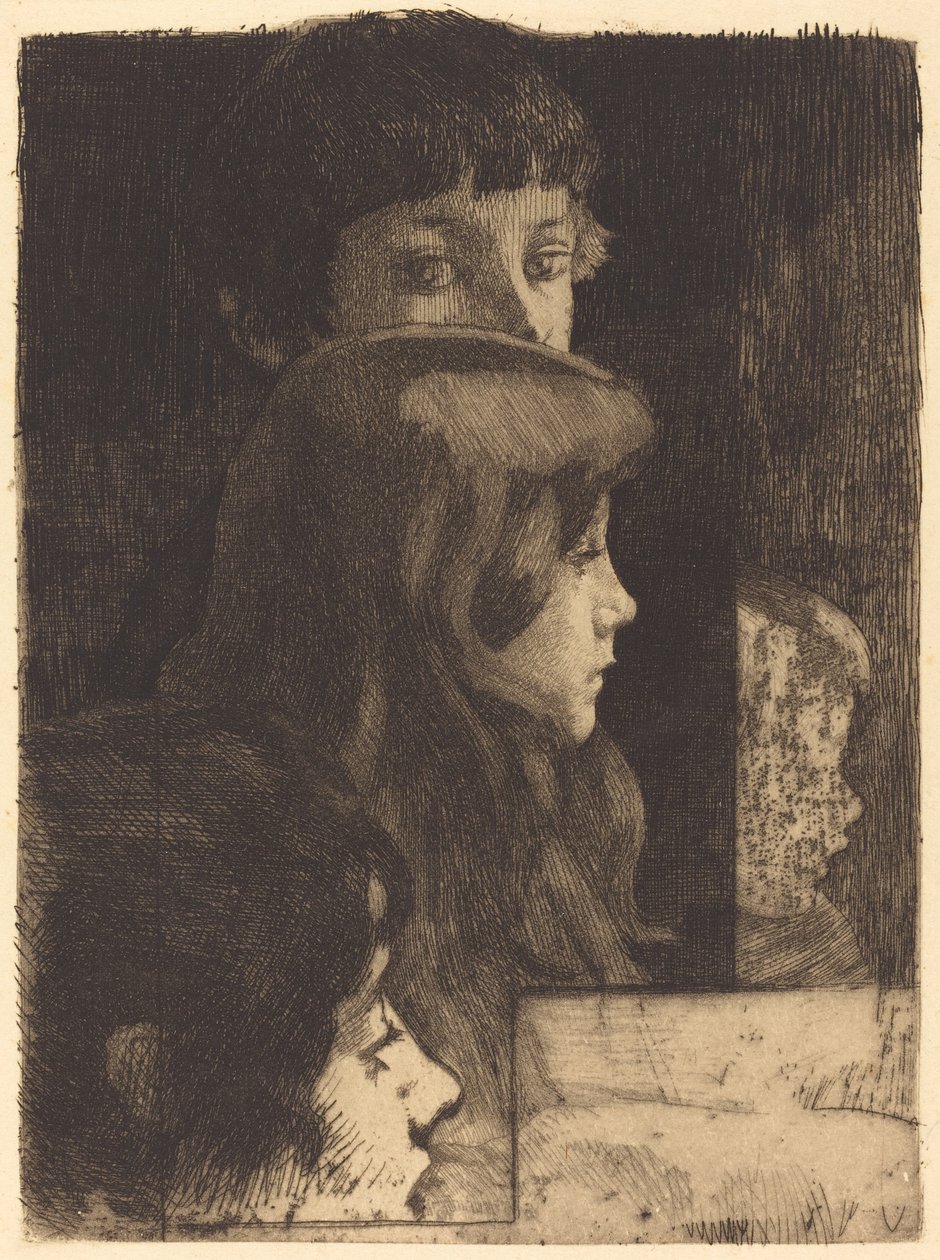 Una famiglia (Une famille), 1890 da Paul Albert Besnard