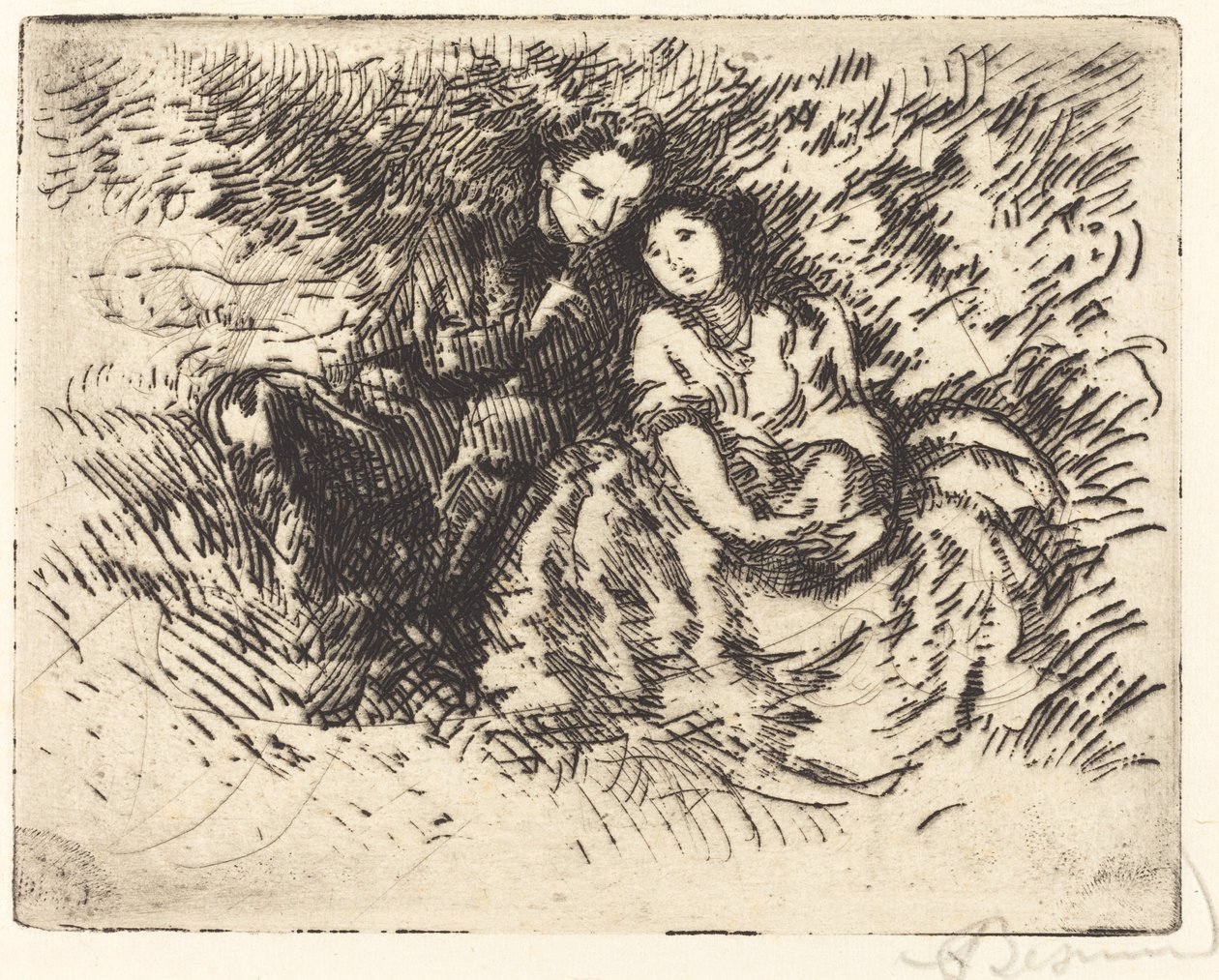 Conversazione amorosa da Paul Albert Besnard