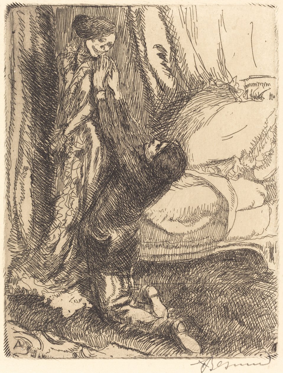 Civetta, 1900 da Paul Albert Besnard