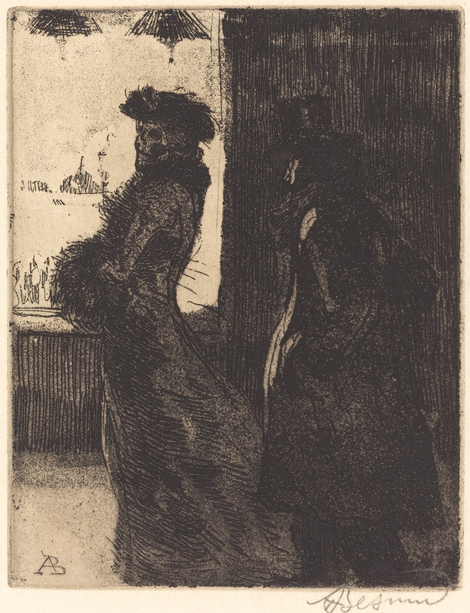 La donna sconosciuta, 1900 da Paul Albert Besnard