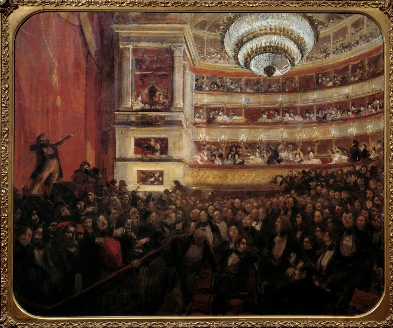 La prima di Hernani | Paul Albert Besnard | Stampa d'arte
