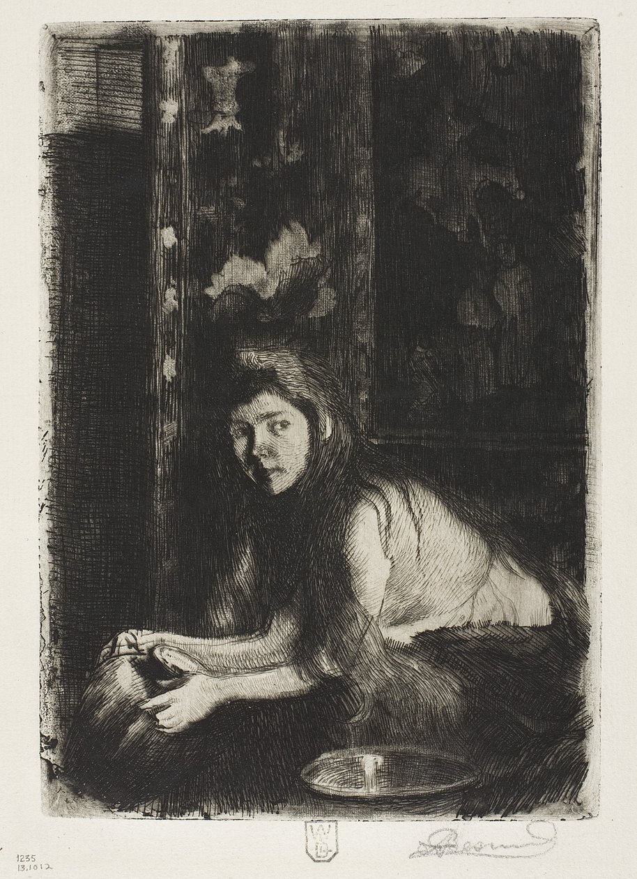 Donna con un Vaso, 1894 da Paul Albert Besnard