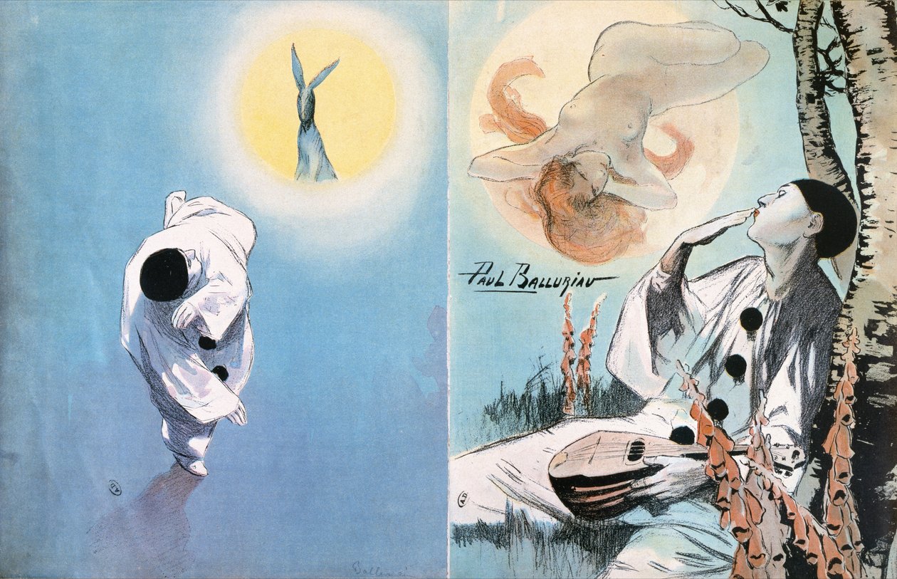 Pierrot, c.1900 da Paul Balluriau