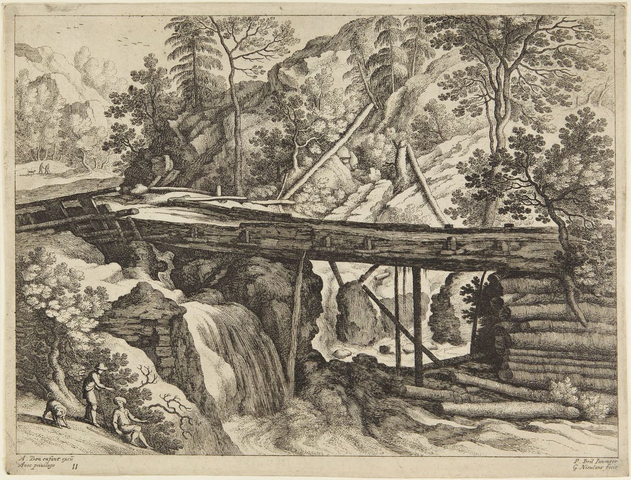 Ponte e cascata da Paul Bril