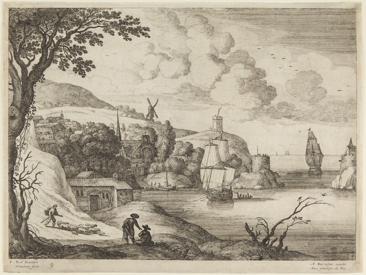 Scena portuale da Paul Bril