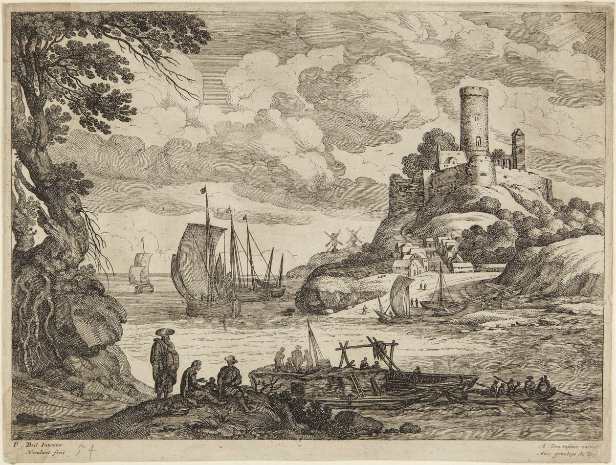 Scena portuale da Paul Bril
