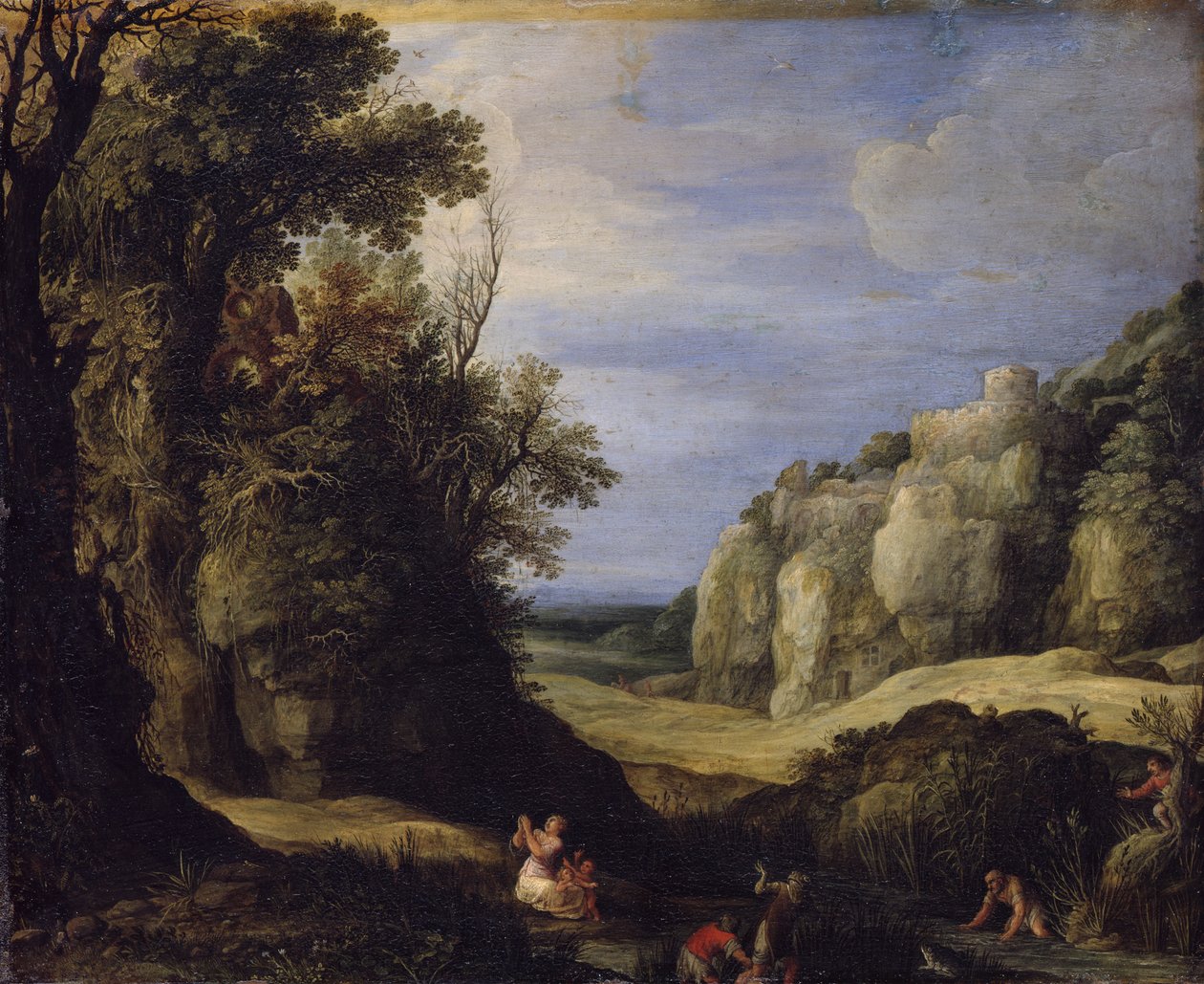 Paesaggio con Latona e i contadini della Licia da Paul Bril
