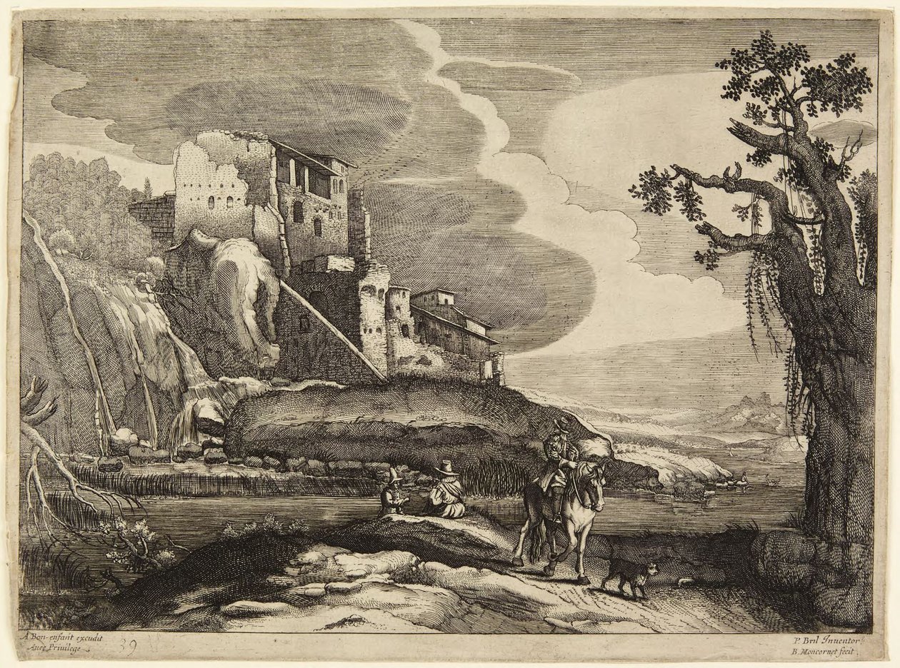 Rovine e cavaliere da Paul Bril