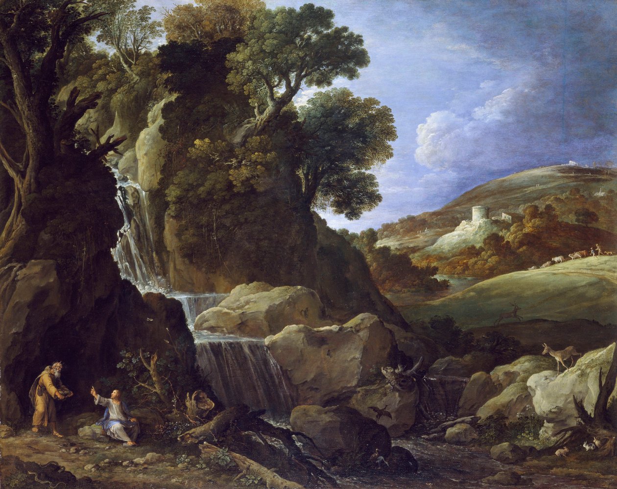 Cristo tentato nel deserto, 1626 da Paul Bril