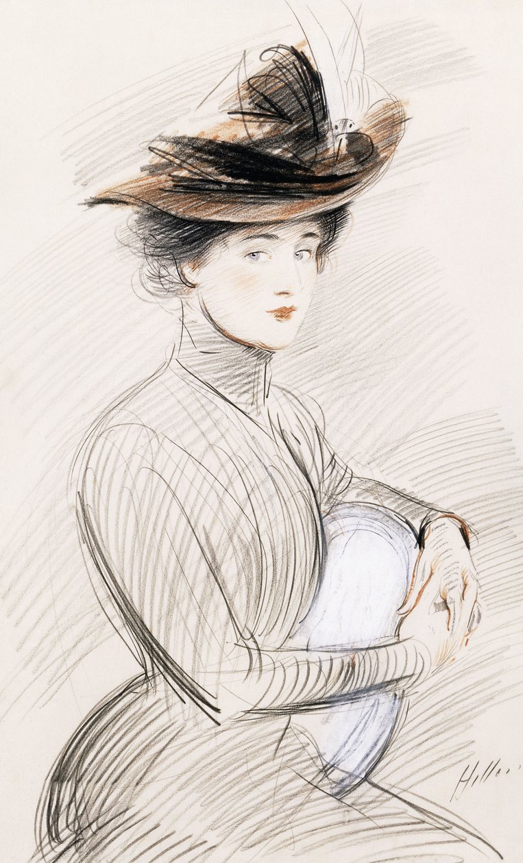 Una Signora Elegante da Paul Cesar Helleu