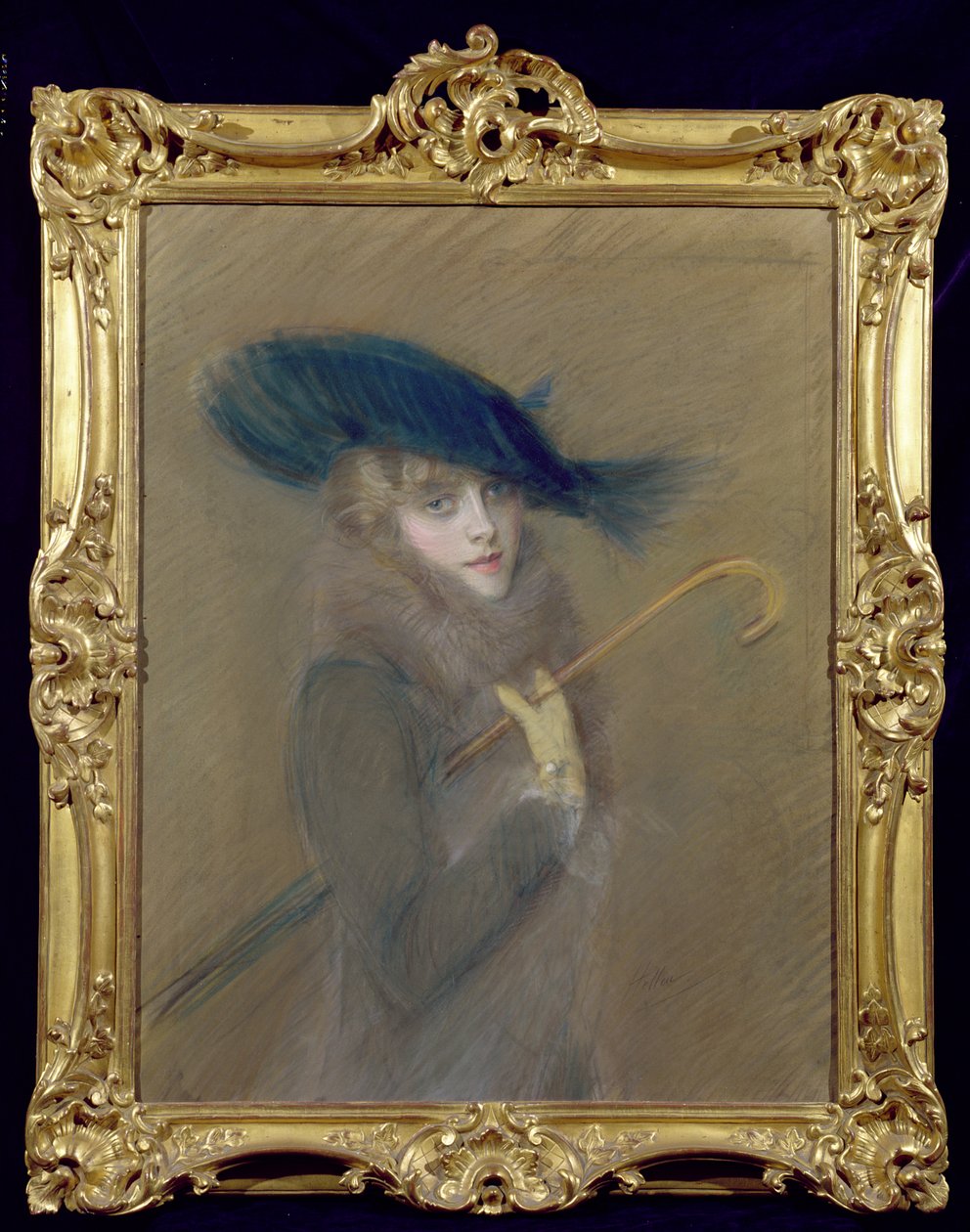 Signora elegante da Paul Cesar Helleu