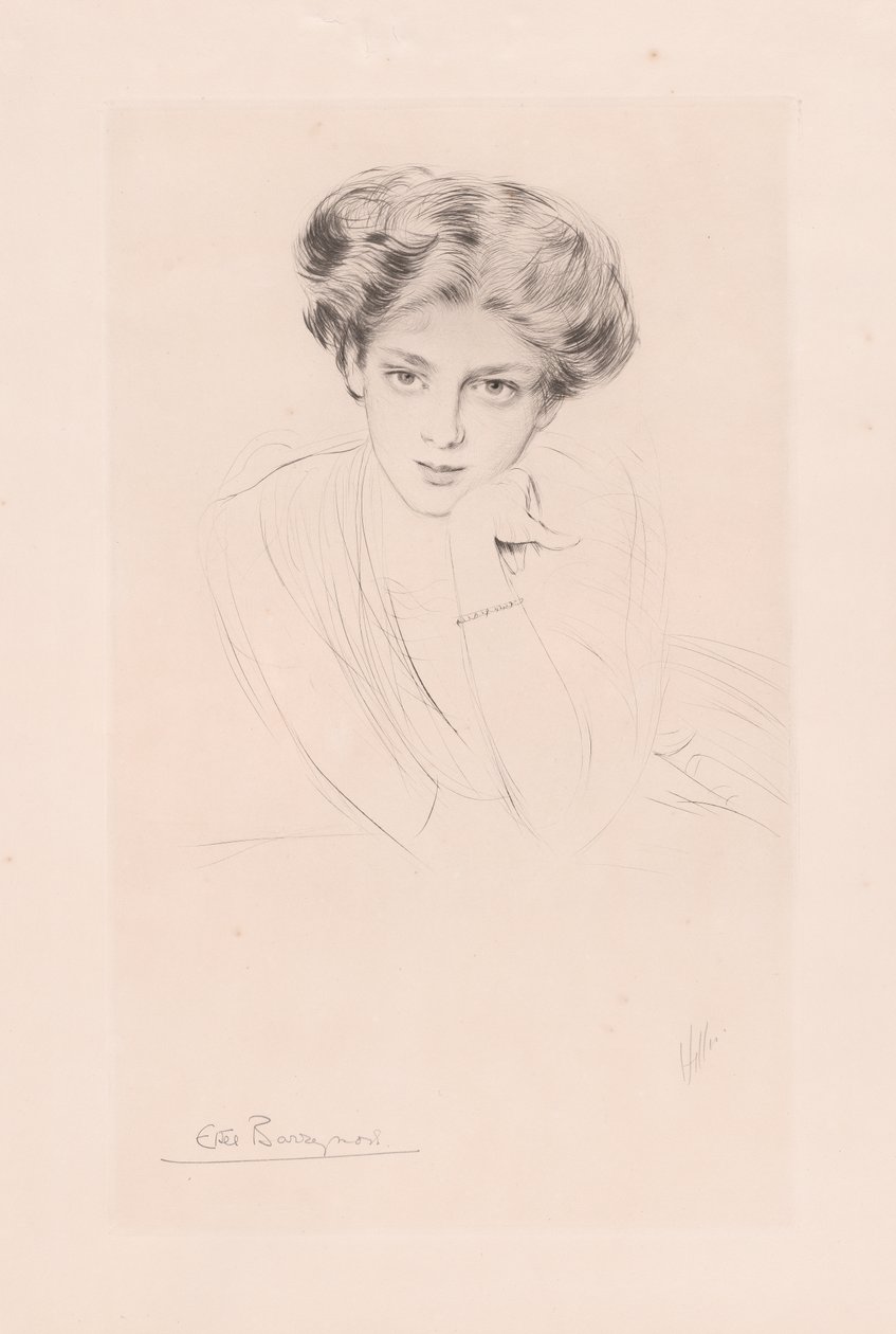 Ethel Barrymore da Paul Cesar Helleu