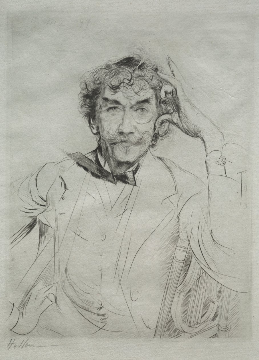 James MacNeill Whistler da Paul Cesar Helleu