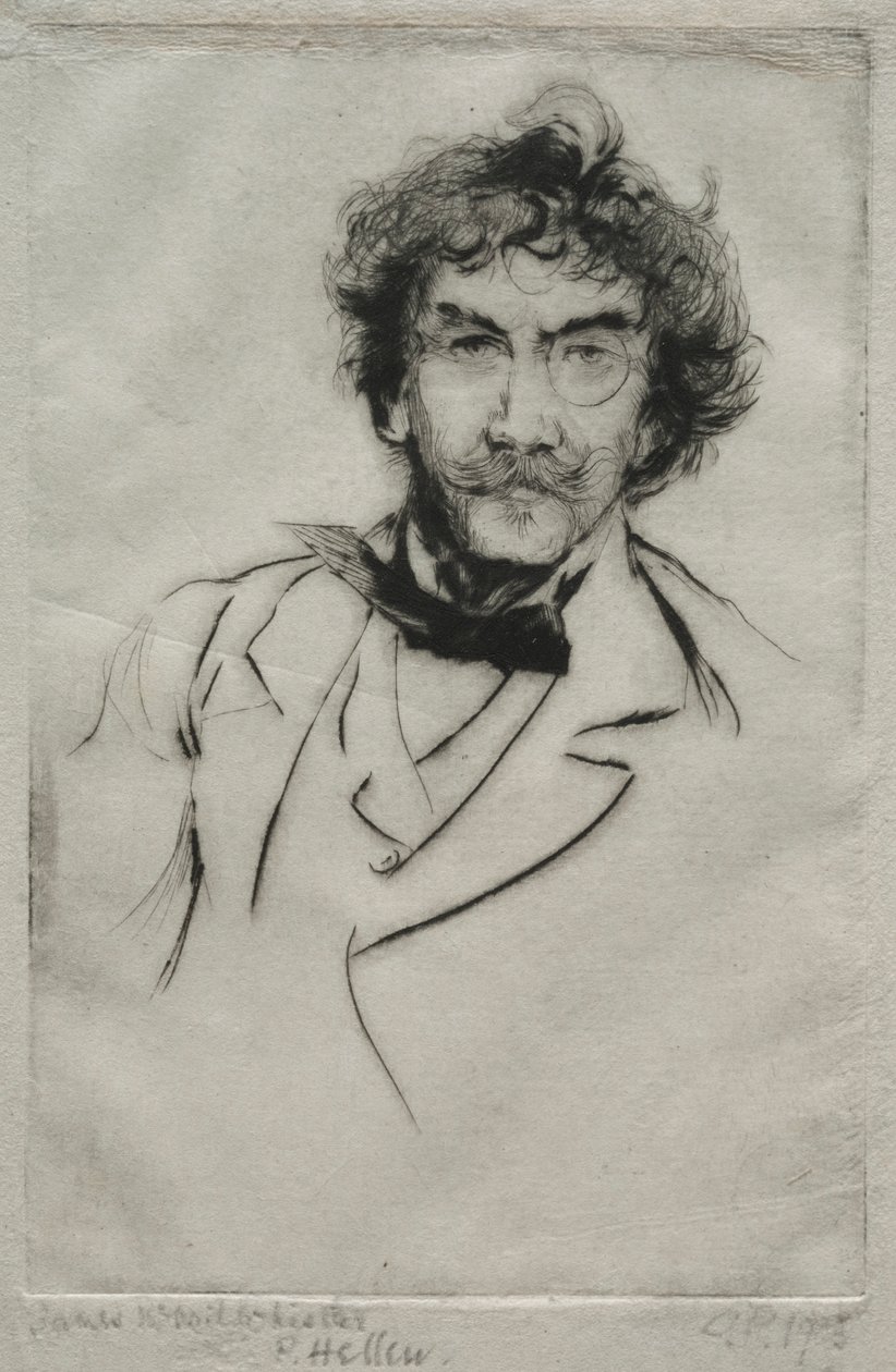 James MacNeill Whistler da Paul Cesar Helleu