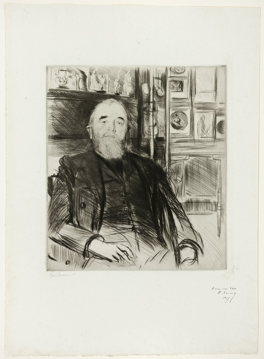 Ritratto di Alexis Rouart da Paul Cesar Helleu