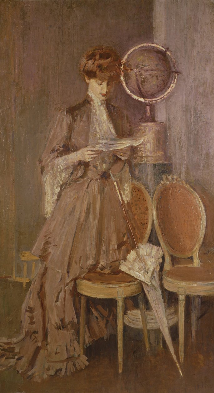 Ritratto di Mme Helleu che legge una lettera da Paul Cesar Helleu
