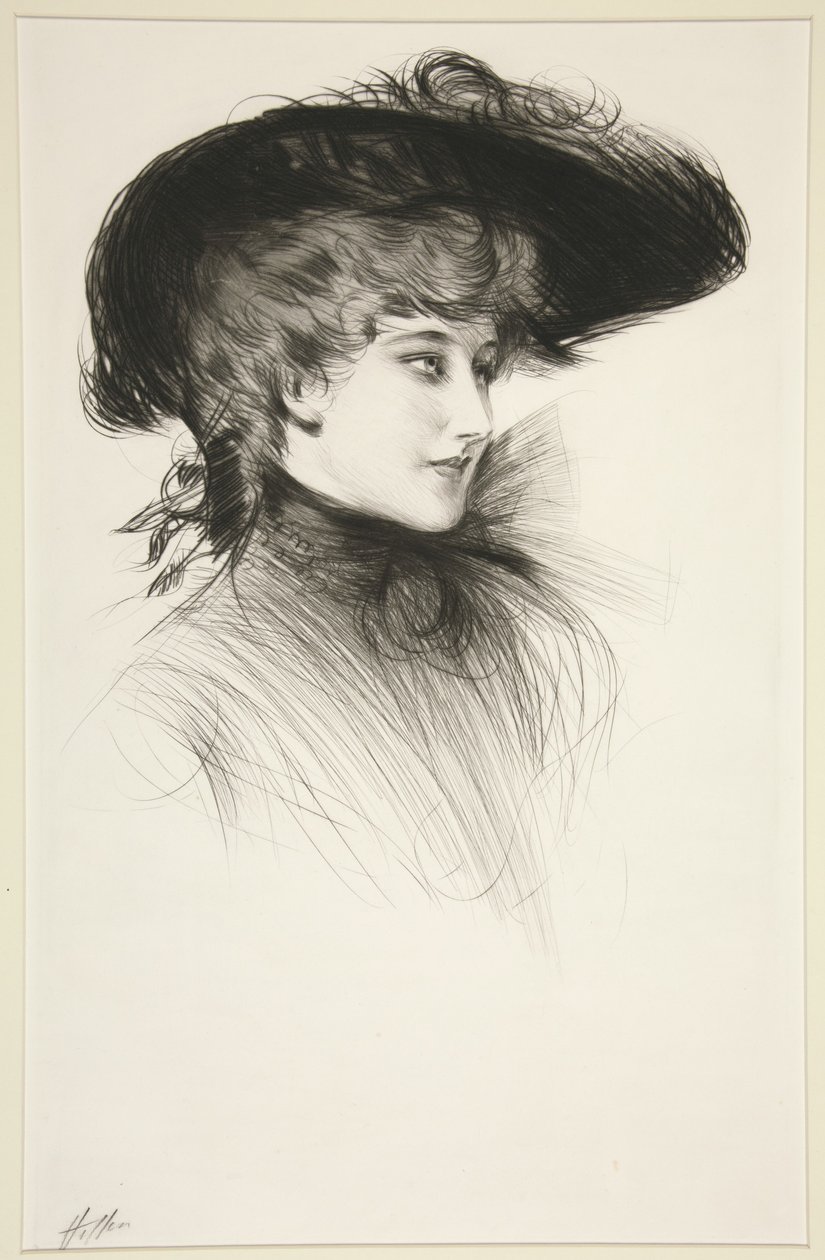 Senza titolo (busto di donna) da Paul Cesar Helleu