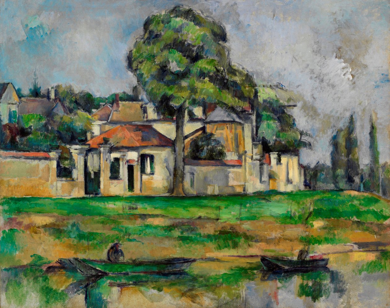 Berges de la Marne da Paul Cézanne