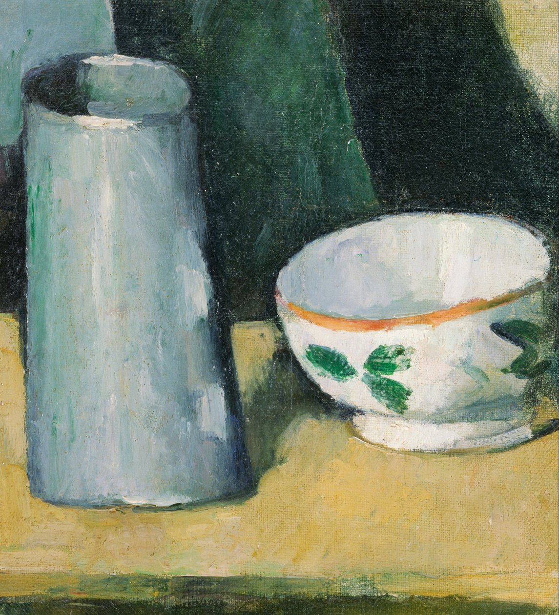 Ciotola e brocca per il latte  da Paul Cézanne
