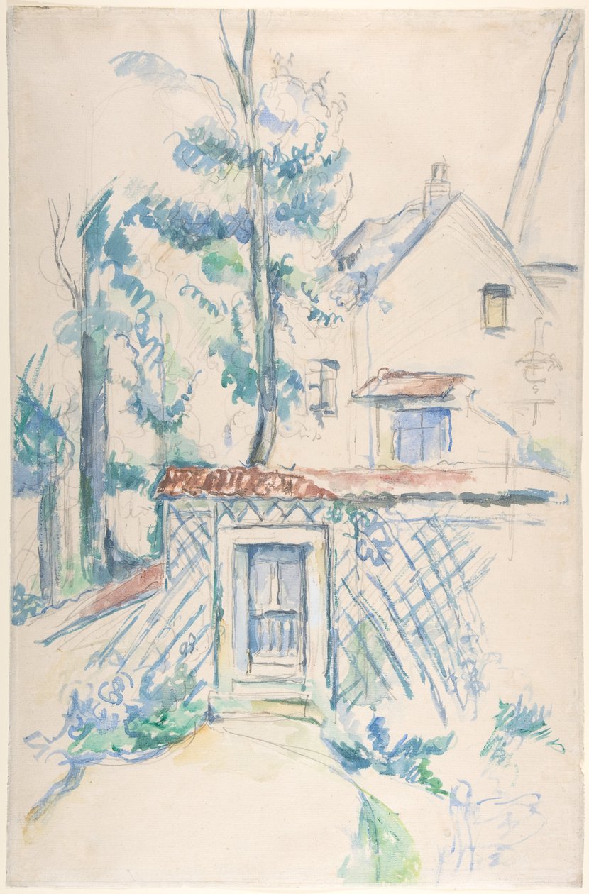 Ingresso di un giardino da Paul Cézanne