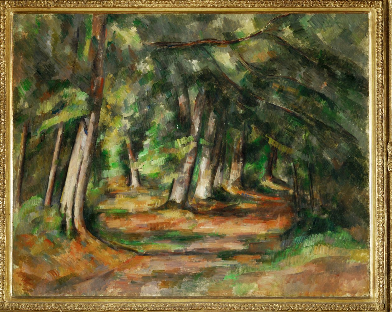 Fontainebleau (olio su tela) da Paul Cezanne