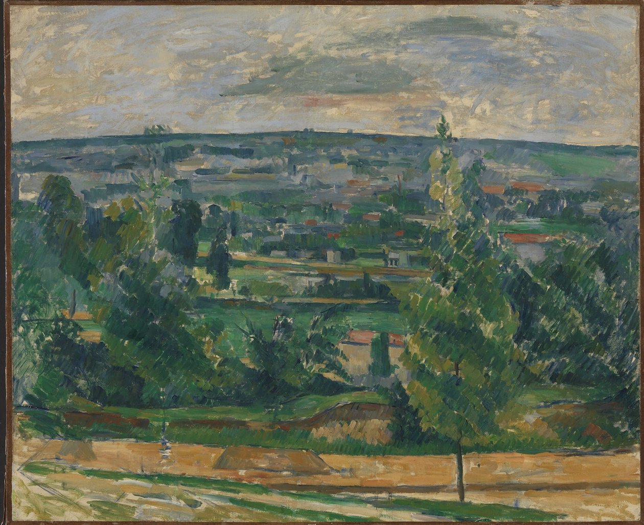 Paesaggio di Jas de Bouffan da Paul Cézanne