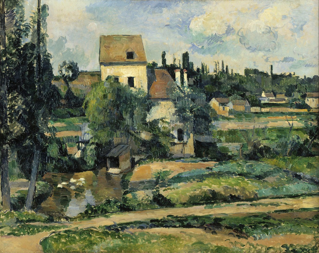 Il mulino sulla Couleuvre a Pontoise da Paul Cézanne