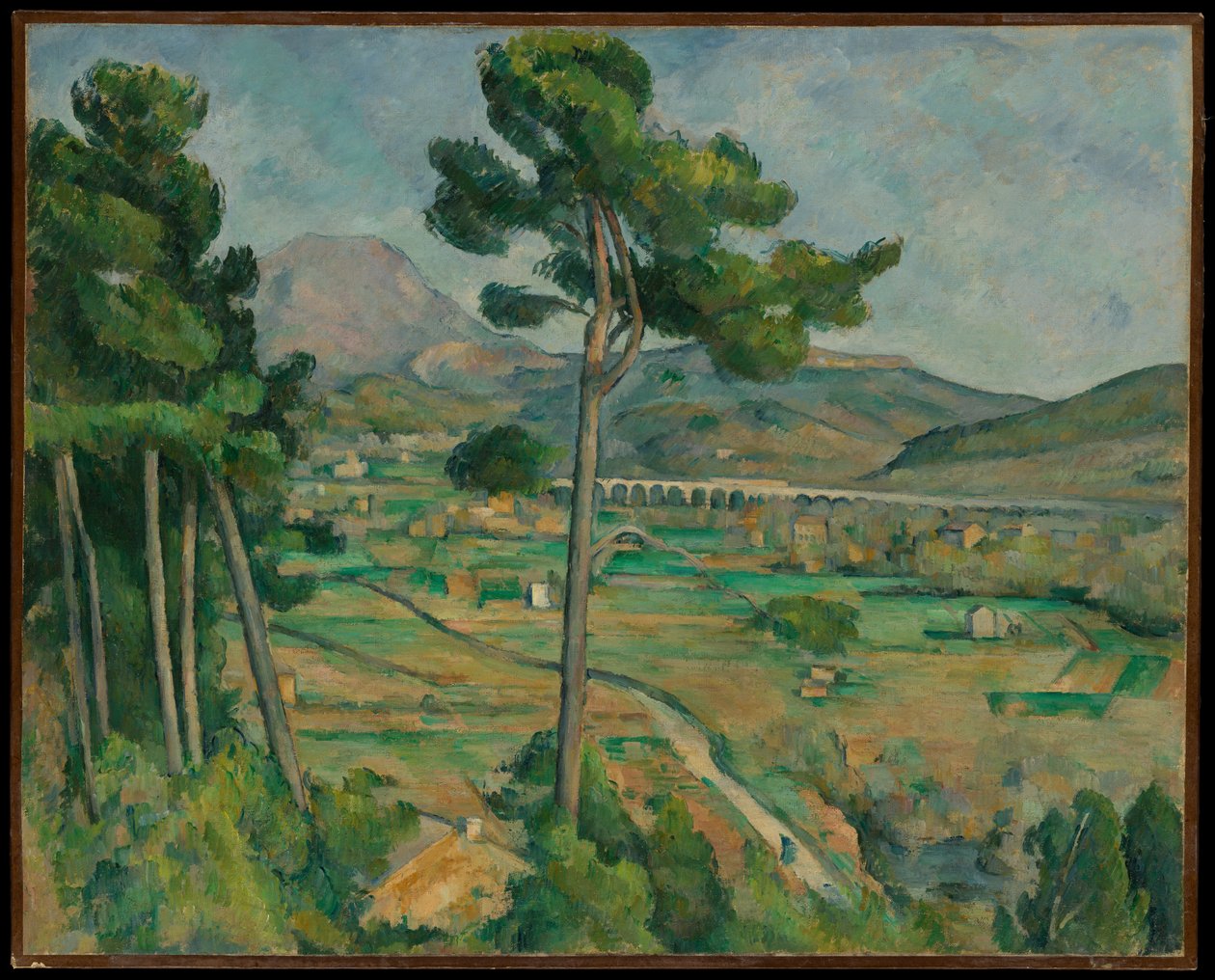 Il Monte Sainte-Victoire e il viadotto della valle del fiume Arc da Paul Cézanne