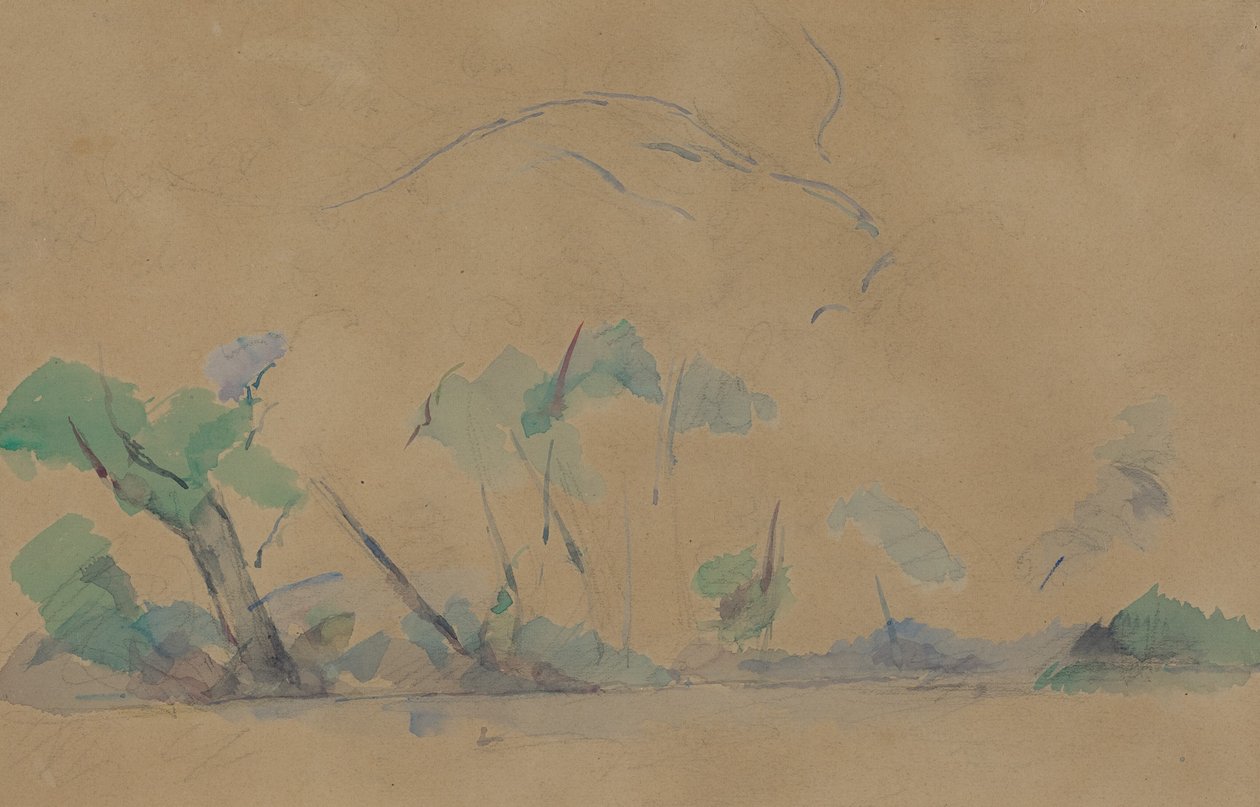 Monte Sainte-Victoire [fronte] da Paul Cézanne