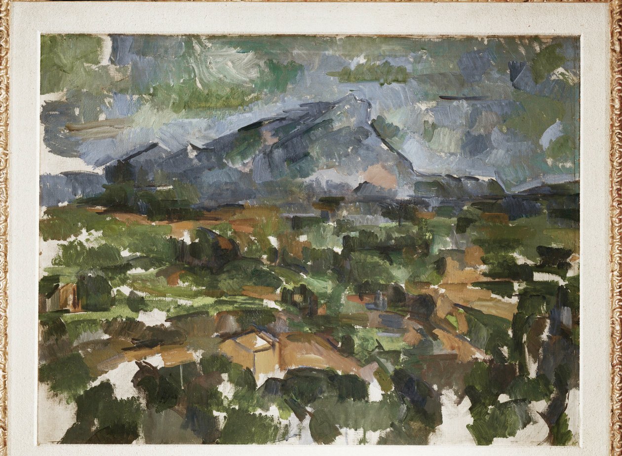 Mont Sainte Victoire visto da Les Lauves (olio su tela) da Paul Cezanne