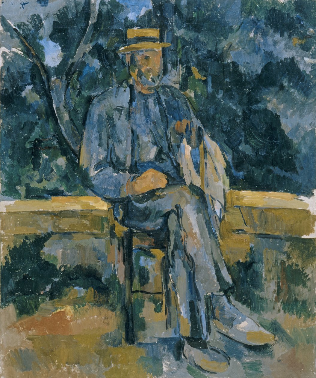 Ritratto di contadino da Paul Cézanne