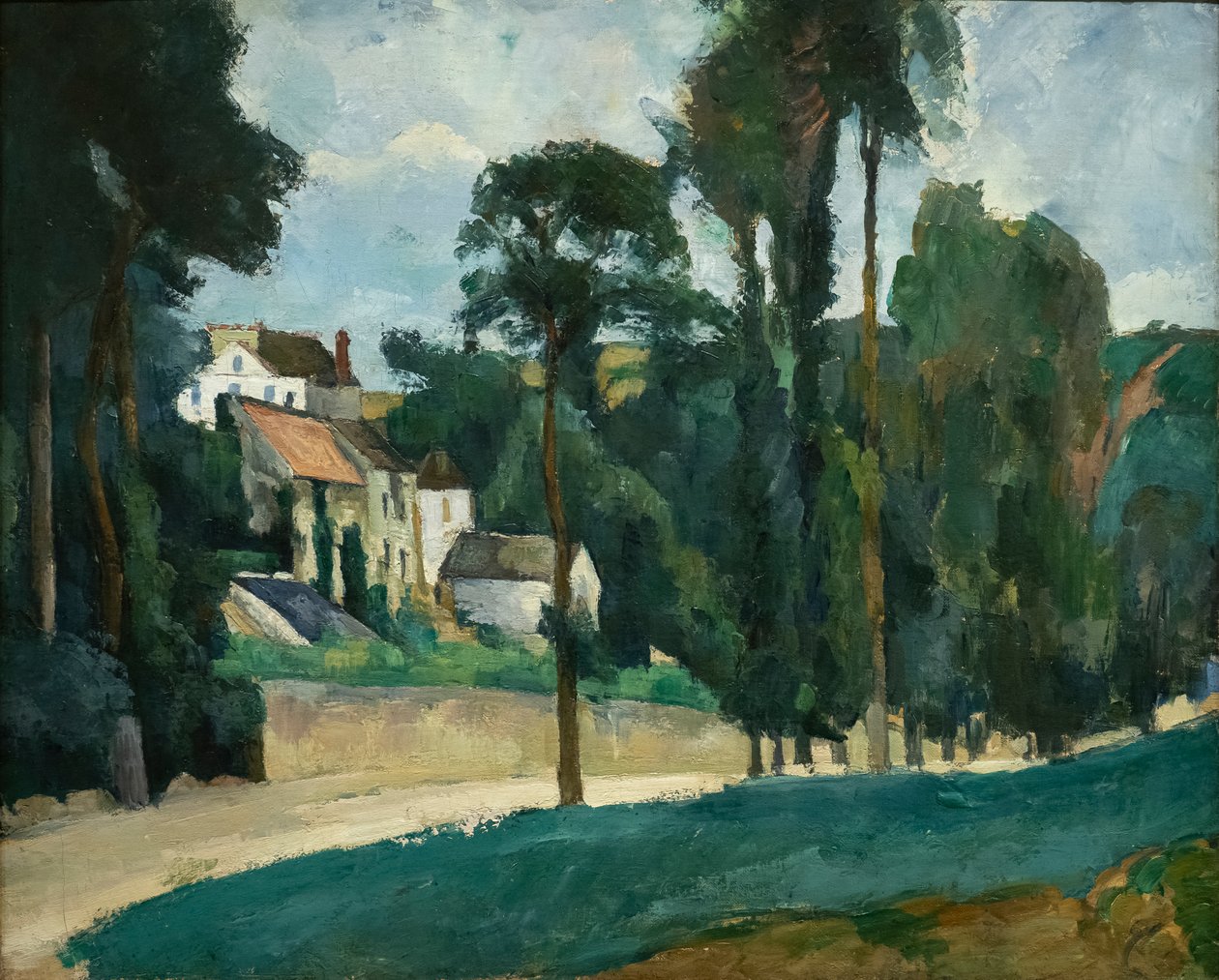 Strada a Pontoise (Clos des Mathurins) da Paul Cézanne