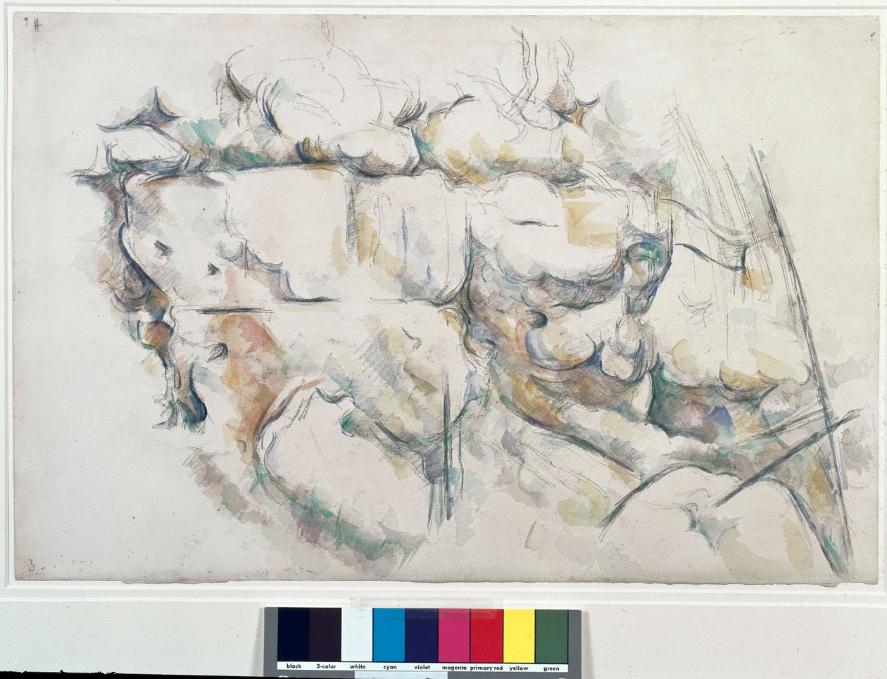 Rochers a Chateau Noir (Chateau-Noir) da Paul Cézanne